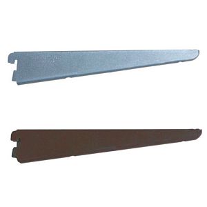 Spur Steel-Lok Cantilever Bracket 320mm premium colour Spur wall mounted cantilever shelving silver blue brown blue yellow red green 59/Silverbrownbr.jpg